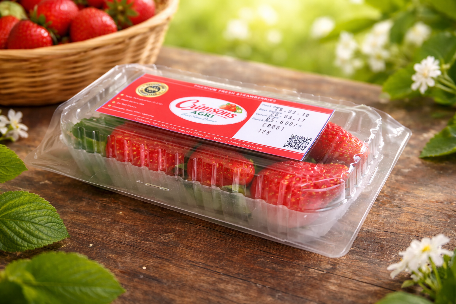 Crimsons Agri – 125g strawberry pack